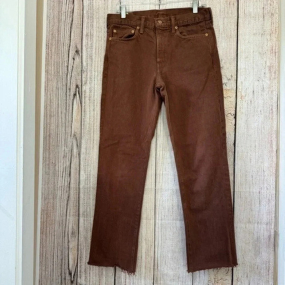 Vintage J.Crew Womens  style 770 jeans size 32 (Cut off)